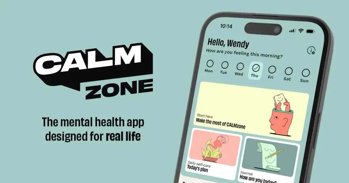 Calm Search CALMzone app: get free mental health support | CALM